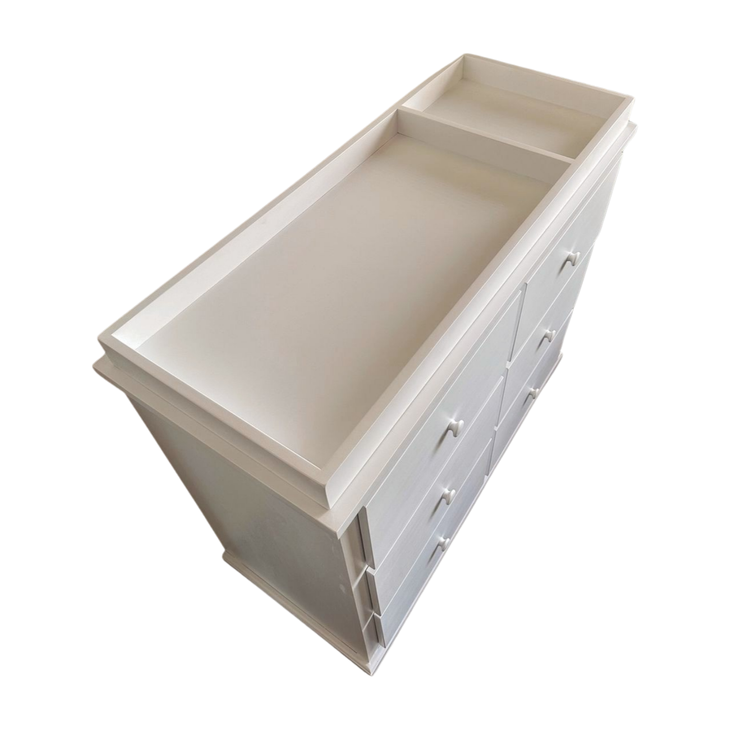 Solid Wood 6 Drawer Baby Dresser w/ Removable Changing Top