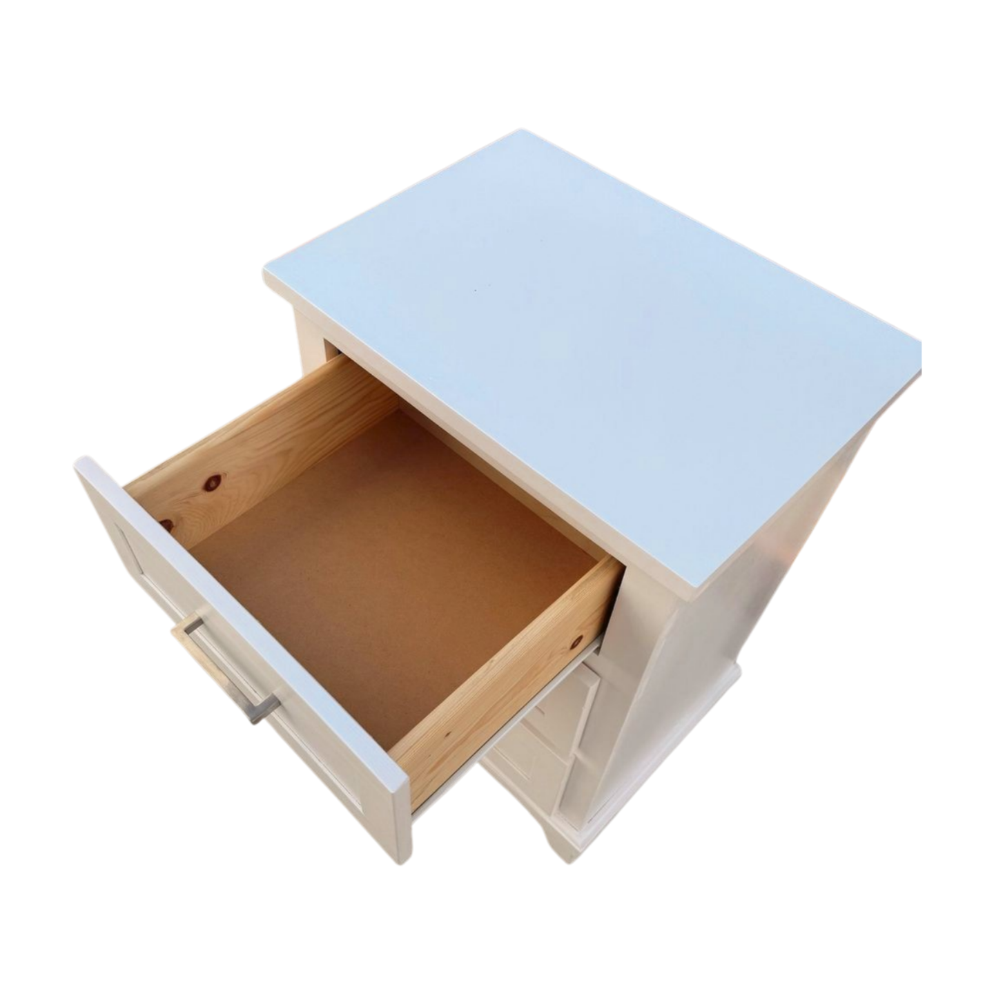 Solid Wood 3 Drawer Nightstand