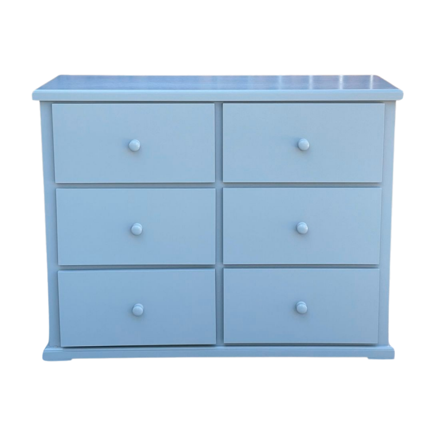 Solid Wood 6 Drawer Dresser