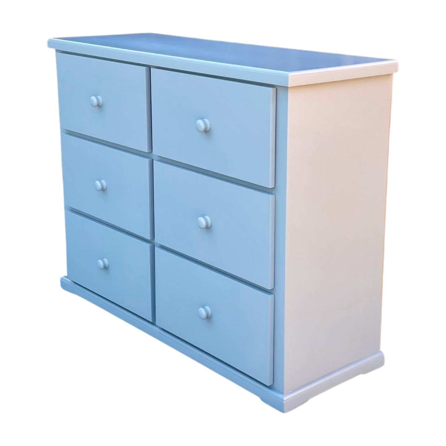 Solid Wood 6 Drawer Dresser