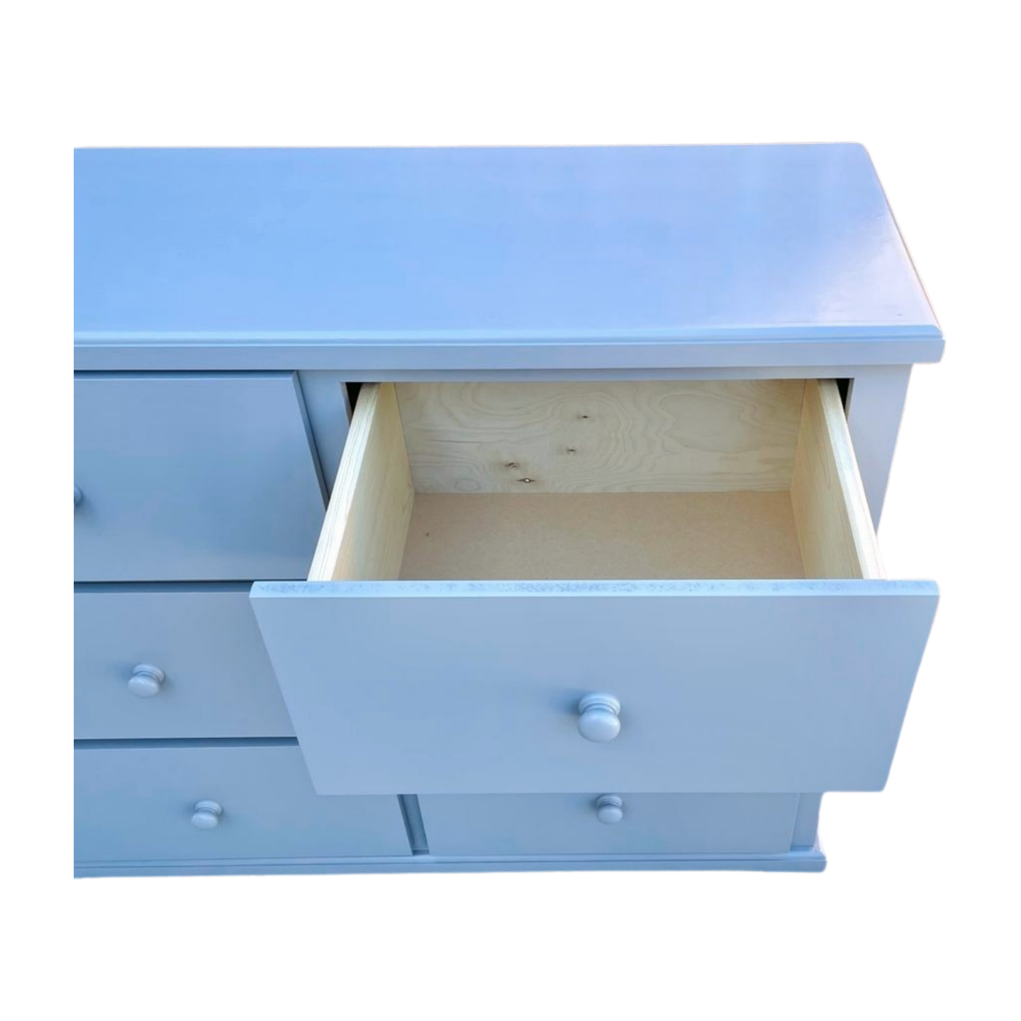 Solid Wood 6 Drawer Dresser