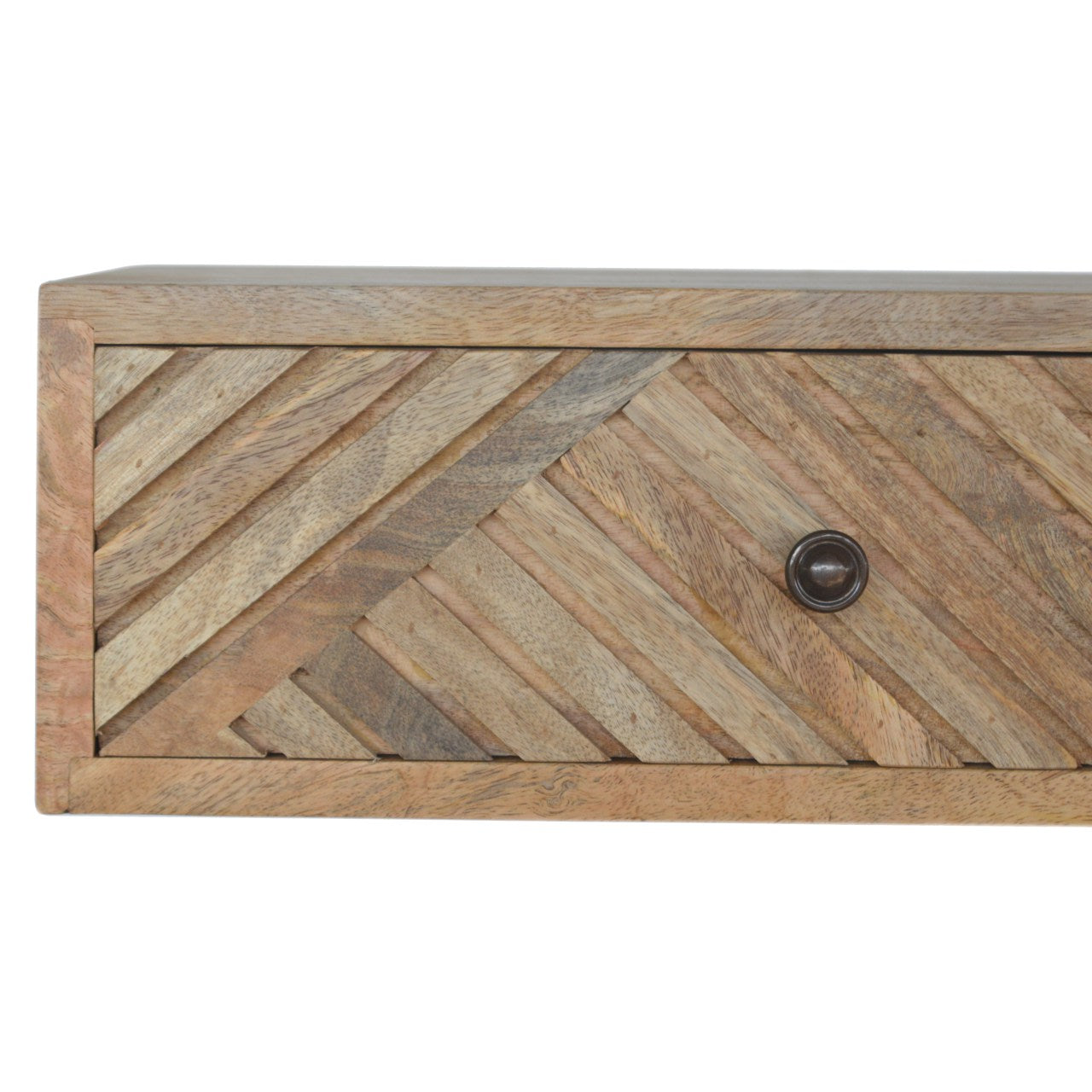 Floating Line Carved Nightstand