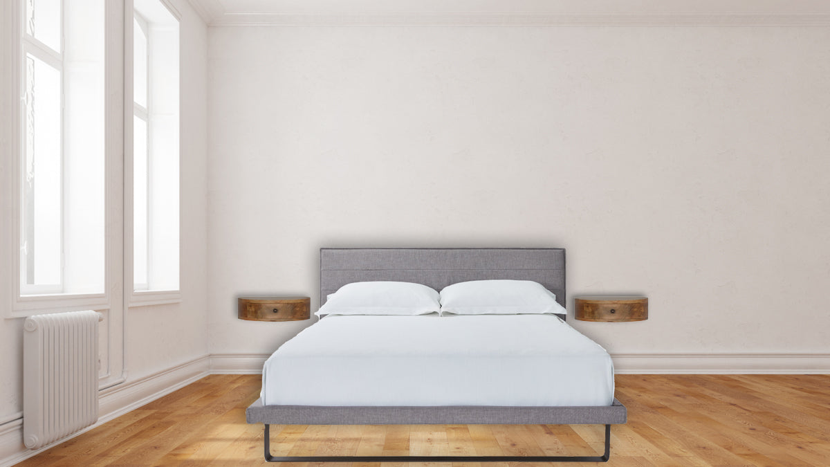 Wall Mounted Rounded nightstand