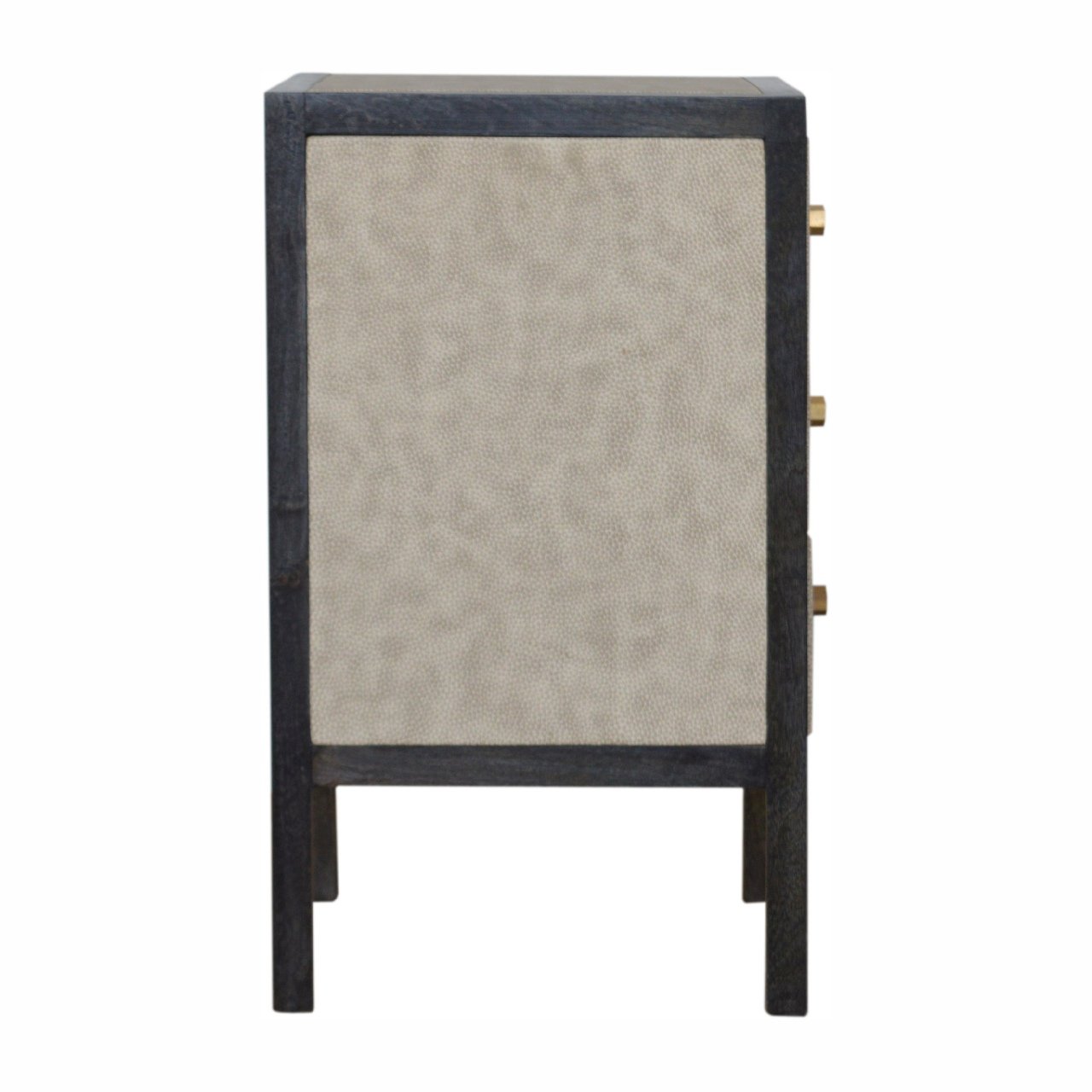 Faux Leather Nightstand