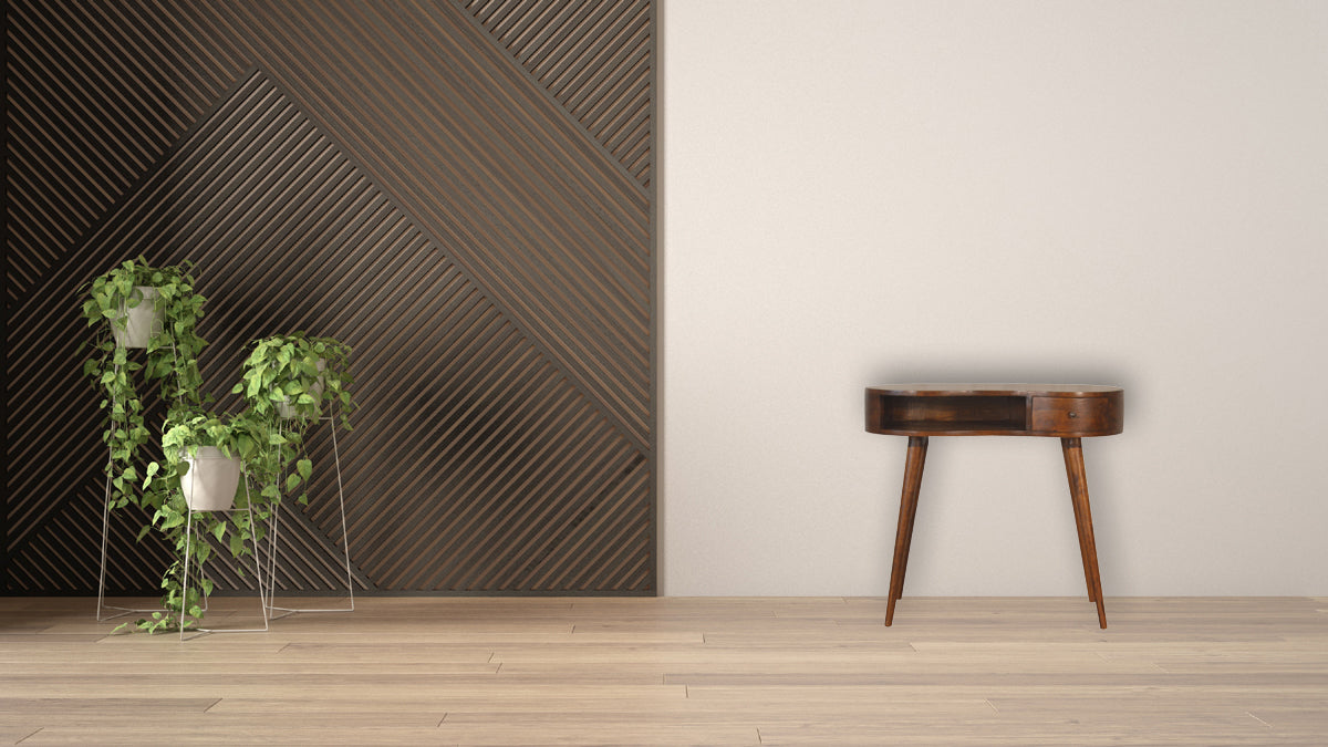 Chestnut Rounded Writing Desk