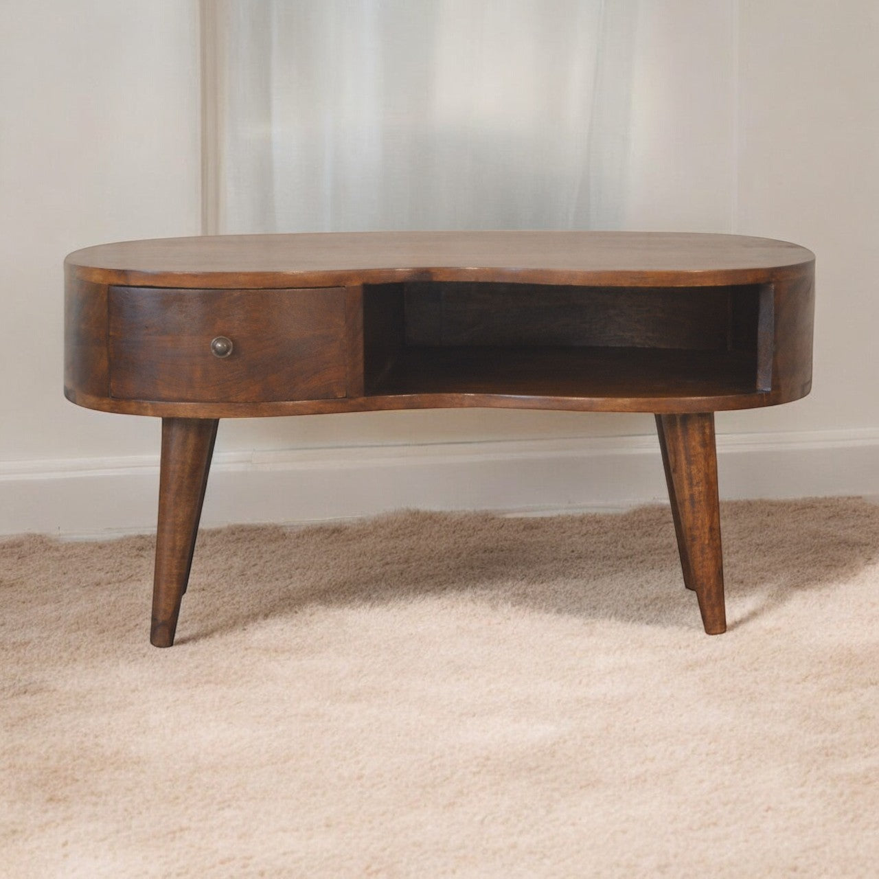 Chestnut Wave Coffee Table
