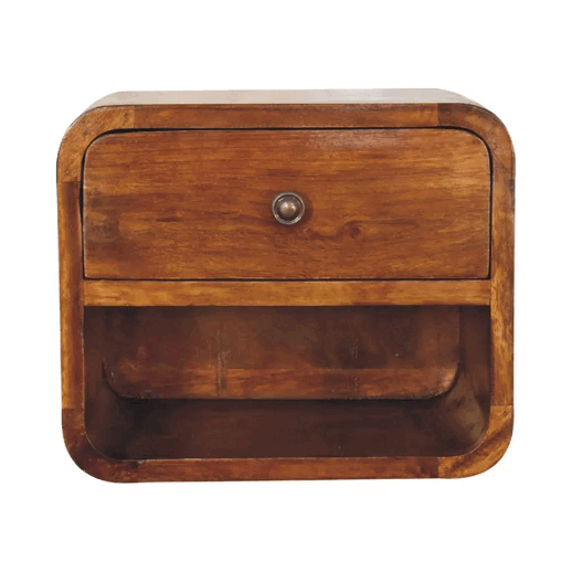 Mini Curve Floating nightstand
