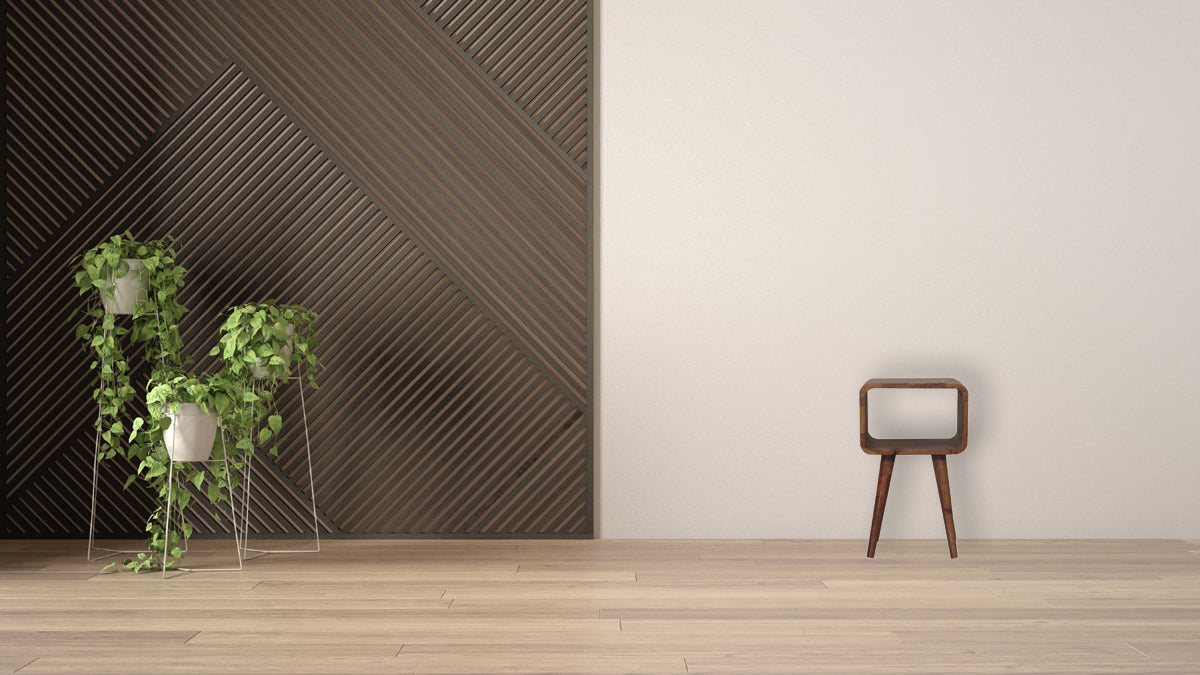 Mini Curved Open nightstand