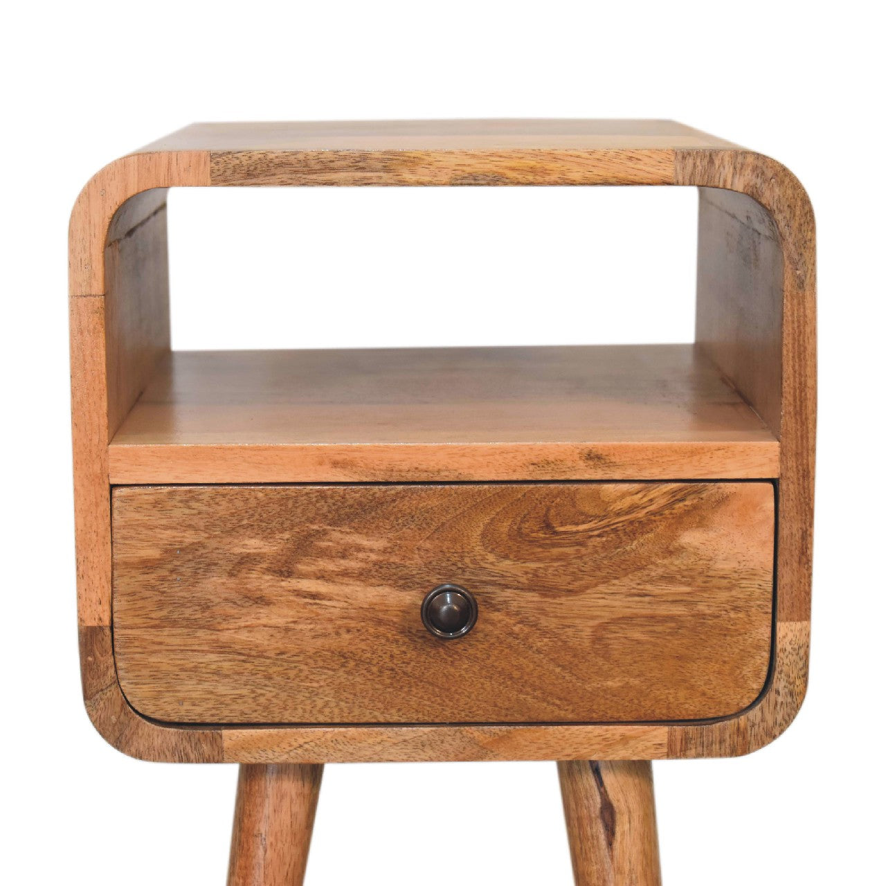Mini Oakish Curve Open nightstand