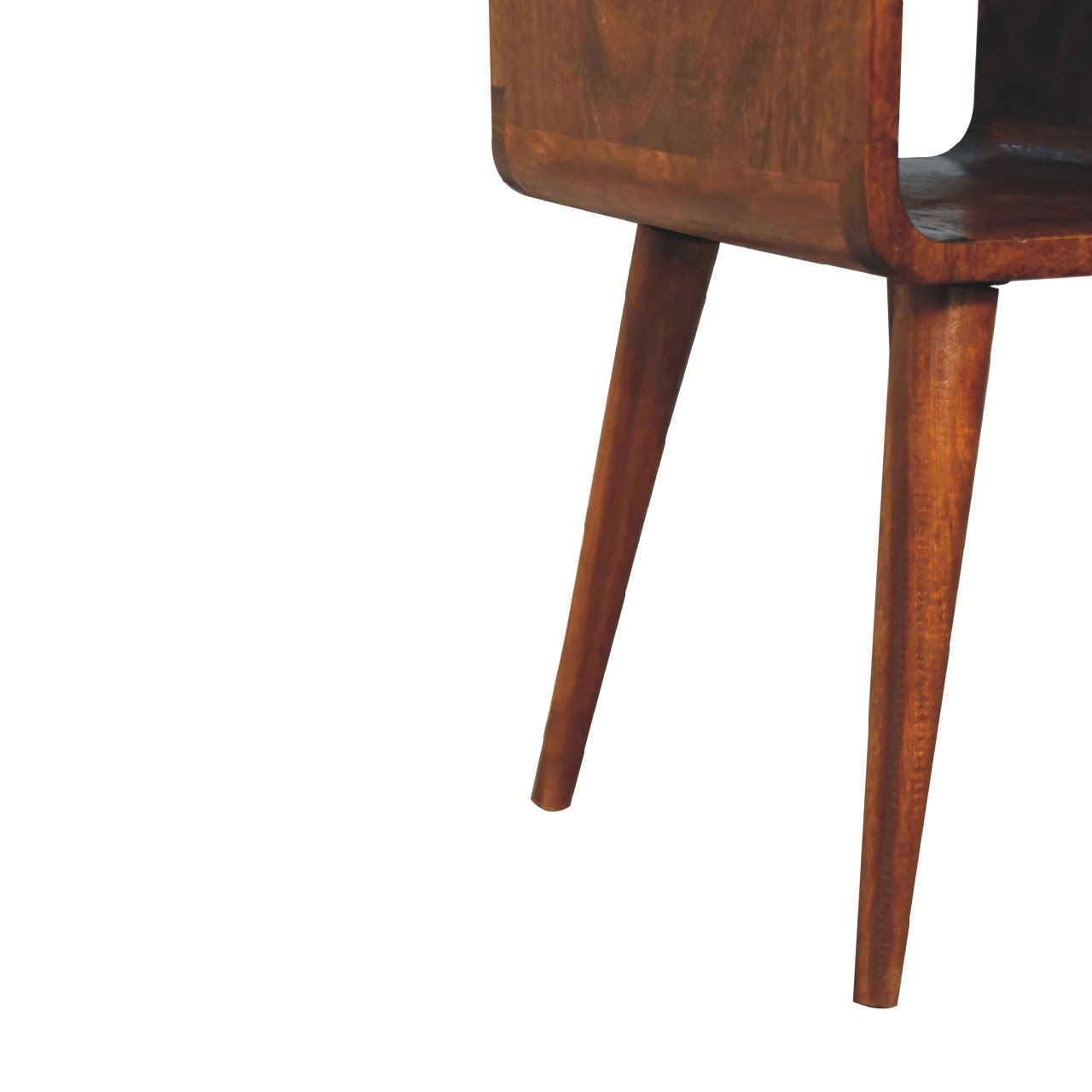 Mini Chestnut Curve Lower nightstand