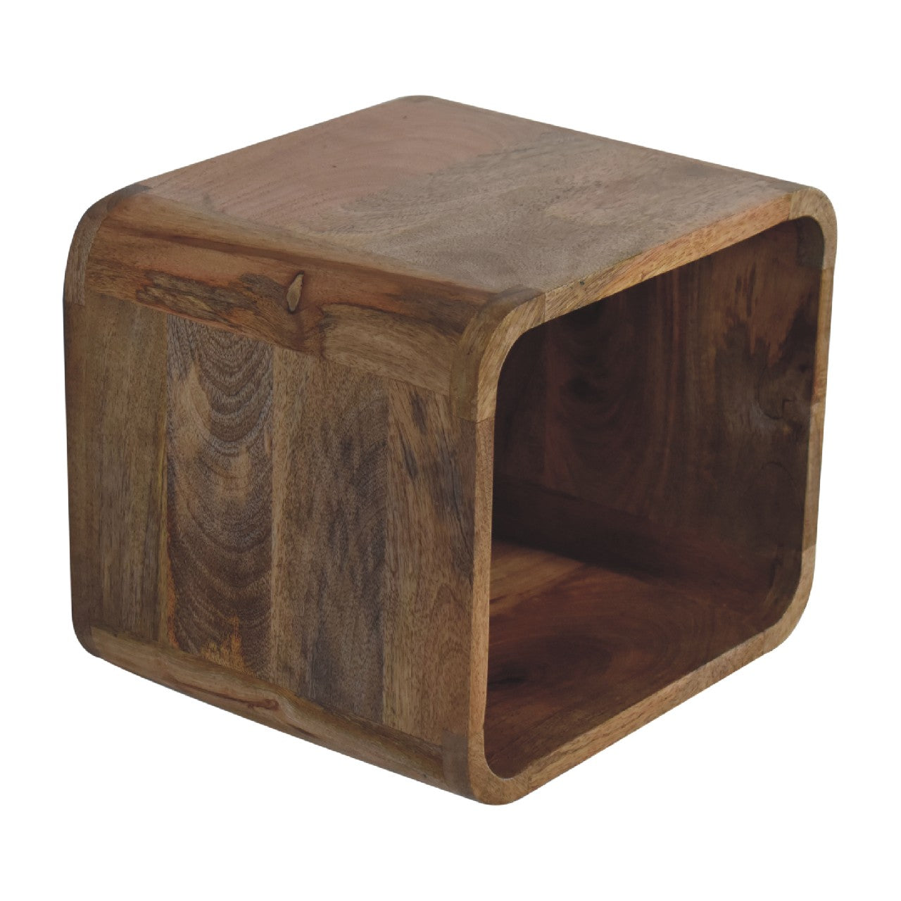 Oak-ish Floating Open Nightstand