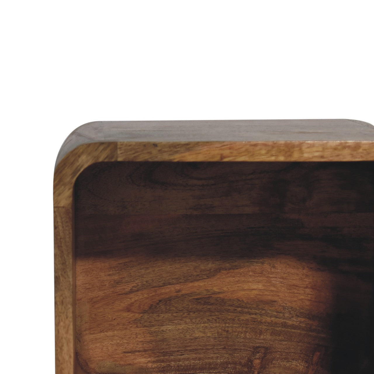 Oak-ish Floating Open Nightstand