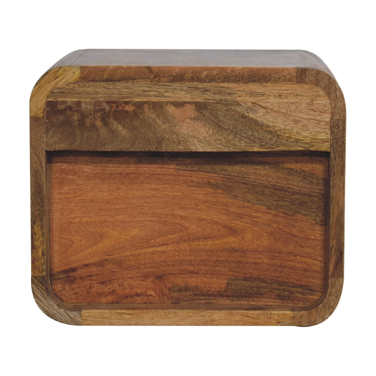 Oak-ish Floating Open Nightstand