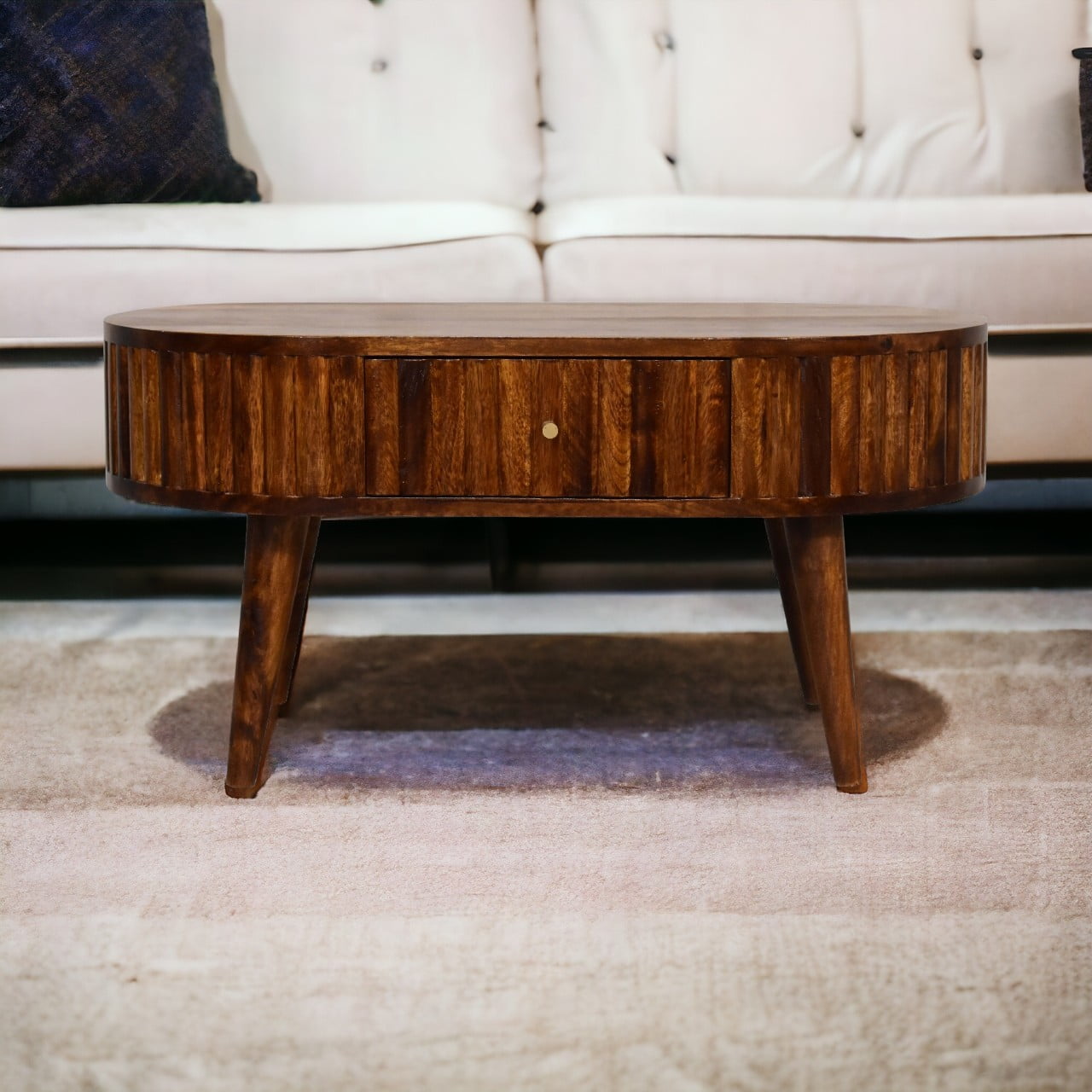 Stripe Chestnut Coffee Table