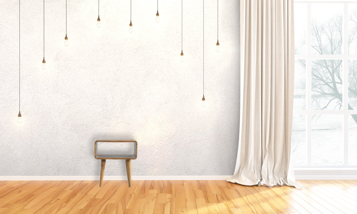 Curved Open nightstand