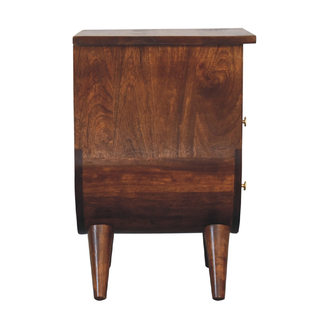 Split Chestnut nightstand