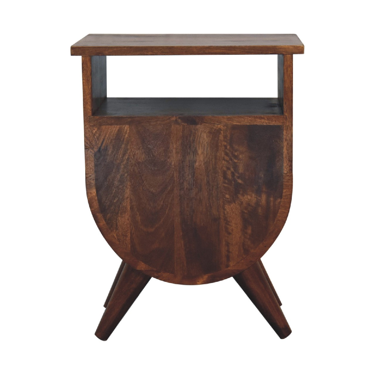 Split Chestnut nightstand