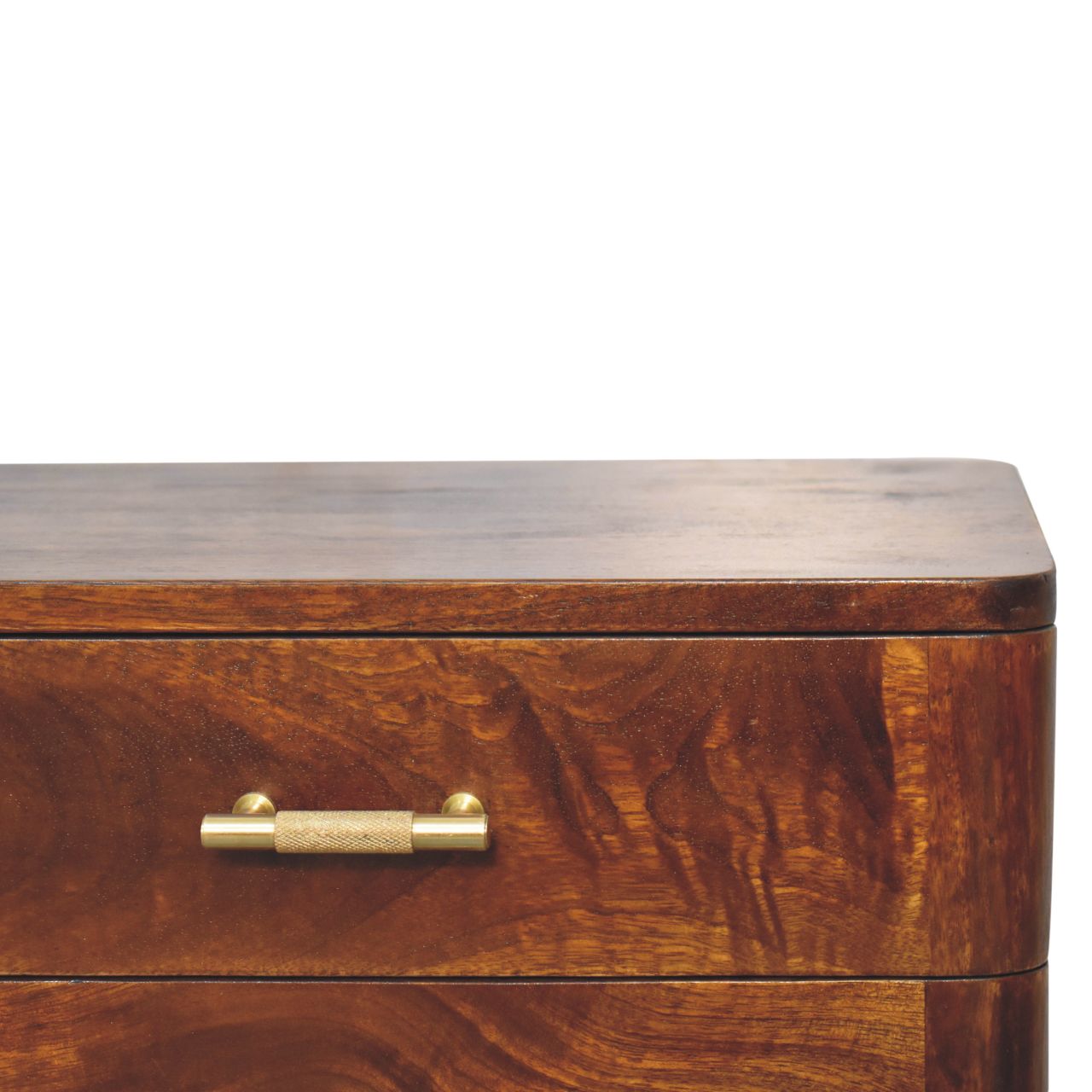 Chestnut T-Bar Nordic Nightstand
