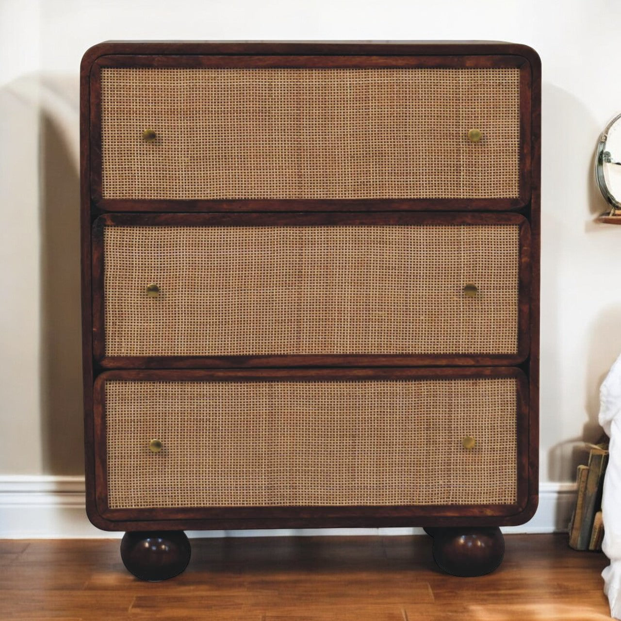 Chestnut Woven Chest