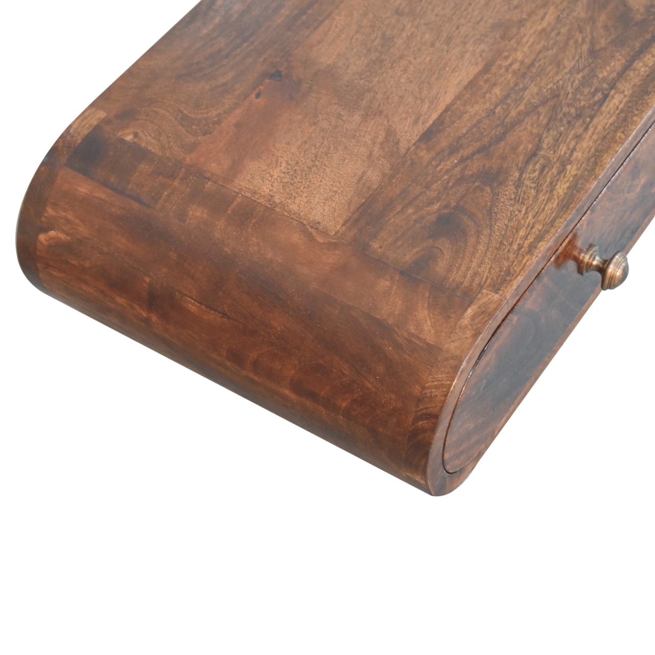 Wall Mounted California Walnut Console Table