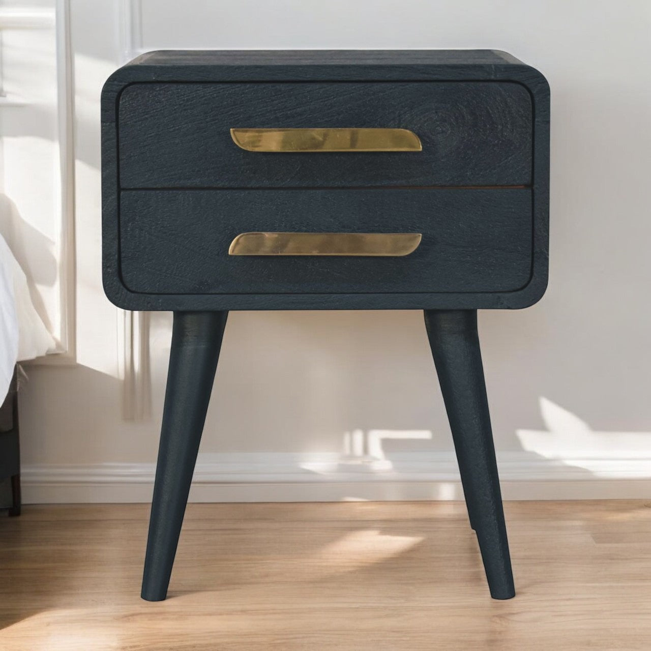 Midnight Teal Bedside Table