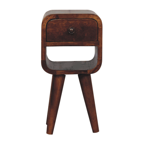 Extra Mini Chestnut Curve Lower Bedside