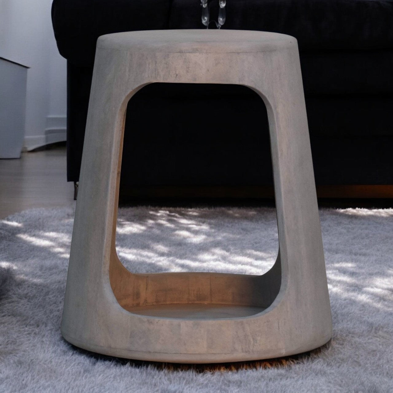 Acid Wash Open Side Table