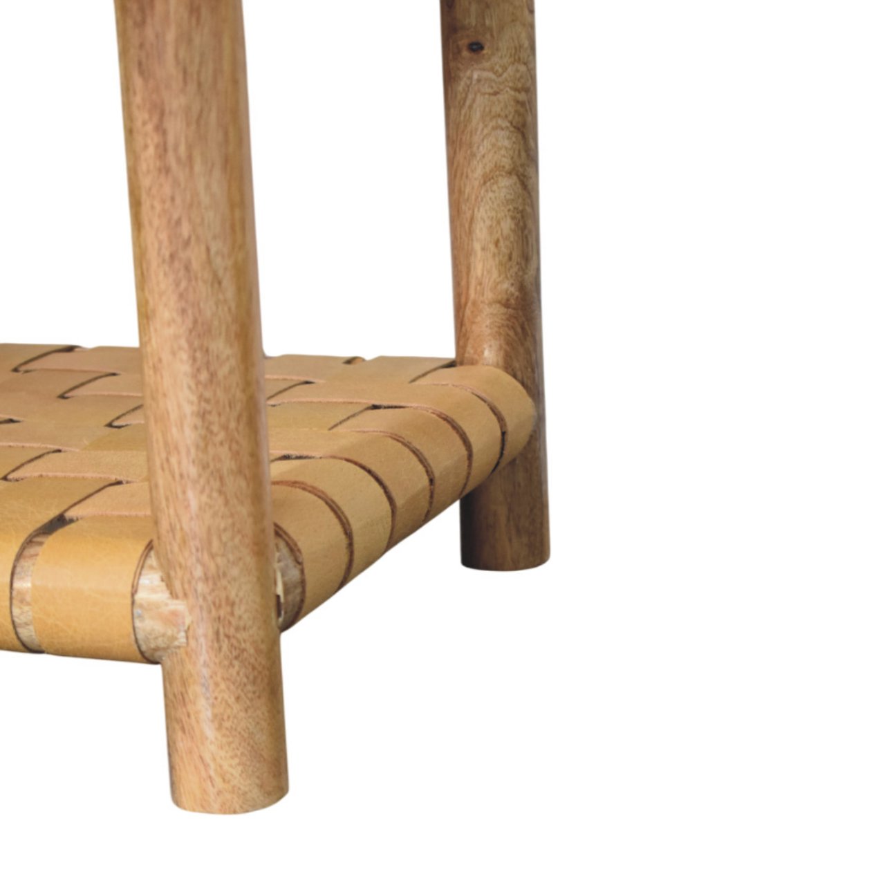 Regency Woven Oak-ish Nightstand with Drawer