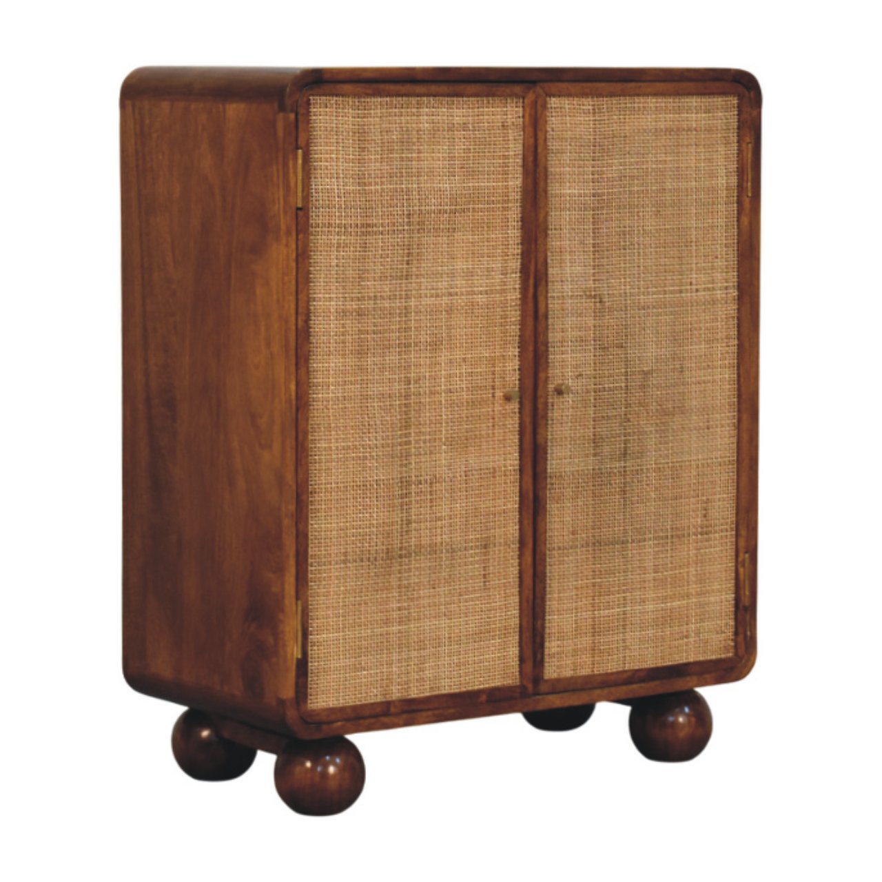Larissa 2 Door Chestnut Cabinet