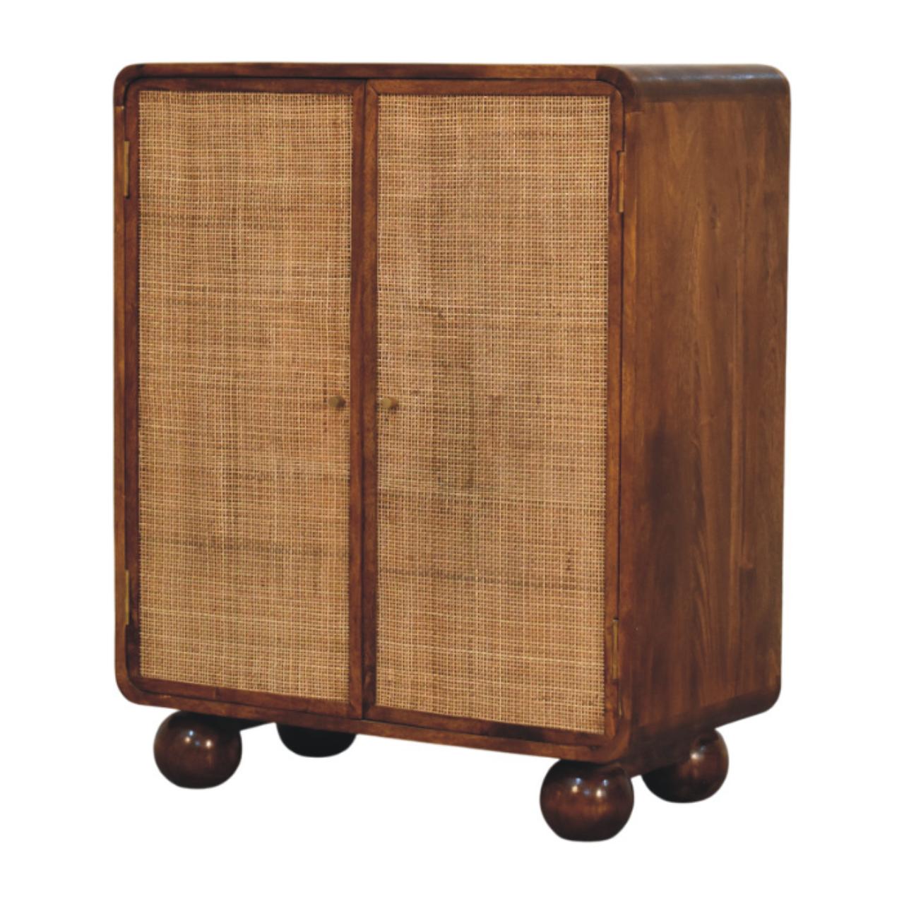 Larissa 2 Door Chestnut Cabinet