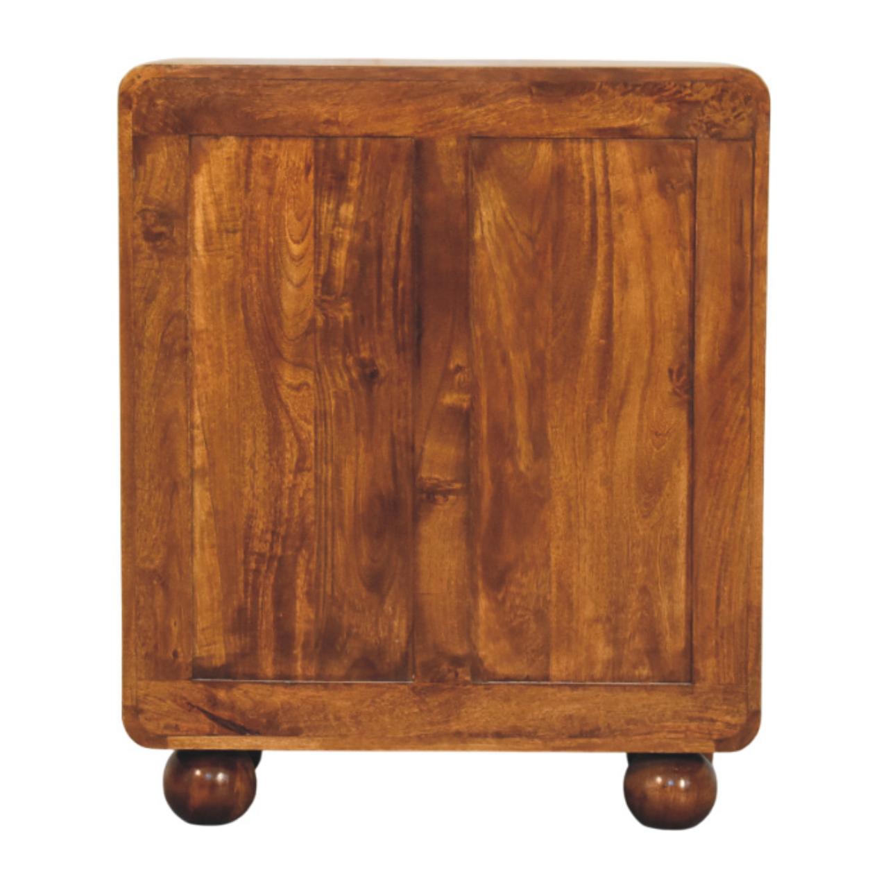 Larissa 2 Door Chestnut Cabinet