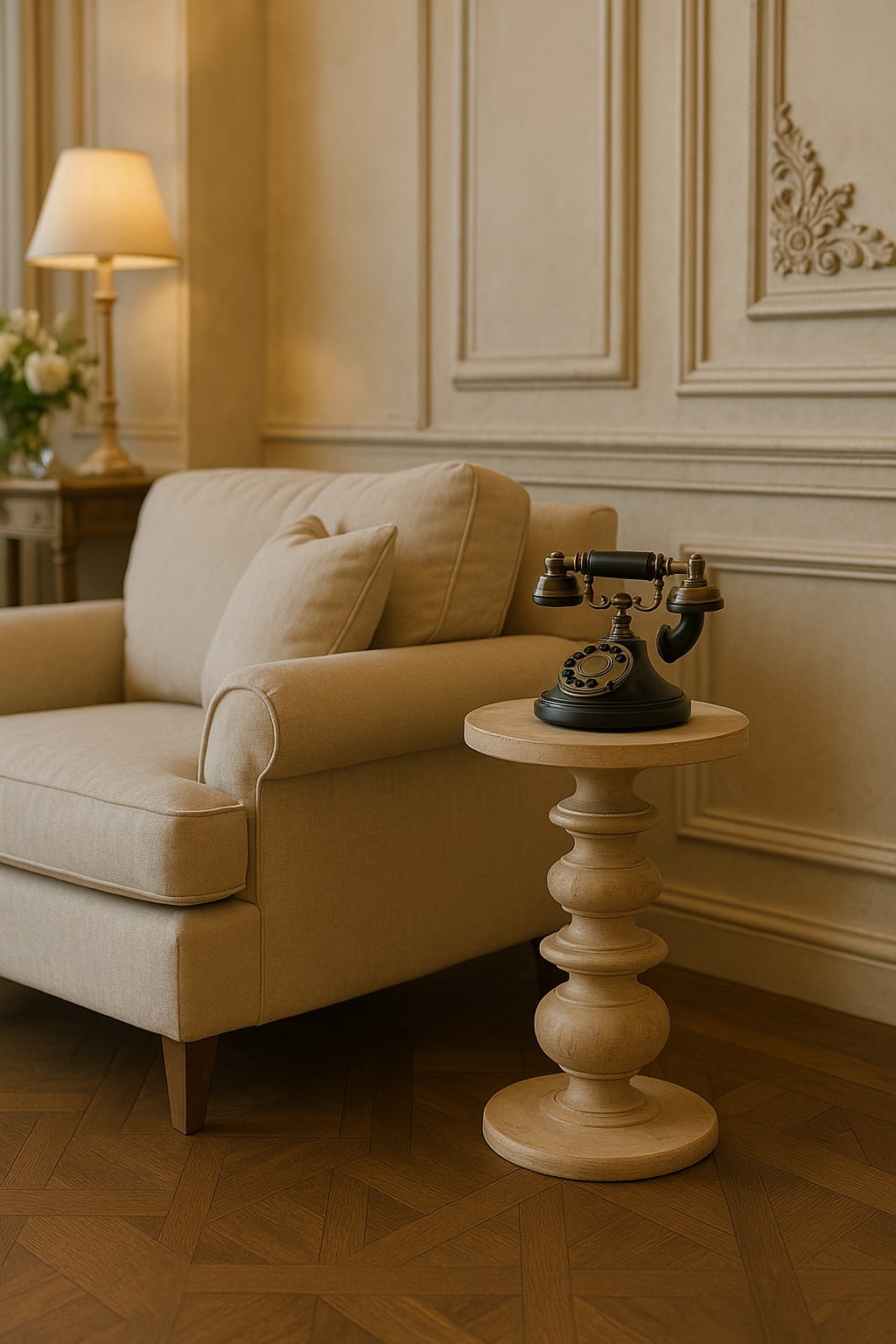 The Bellis Marble Accent Table