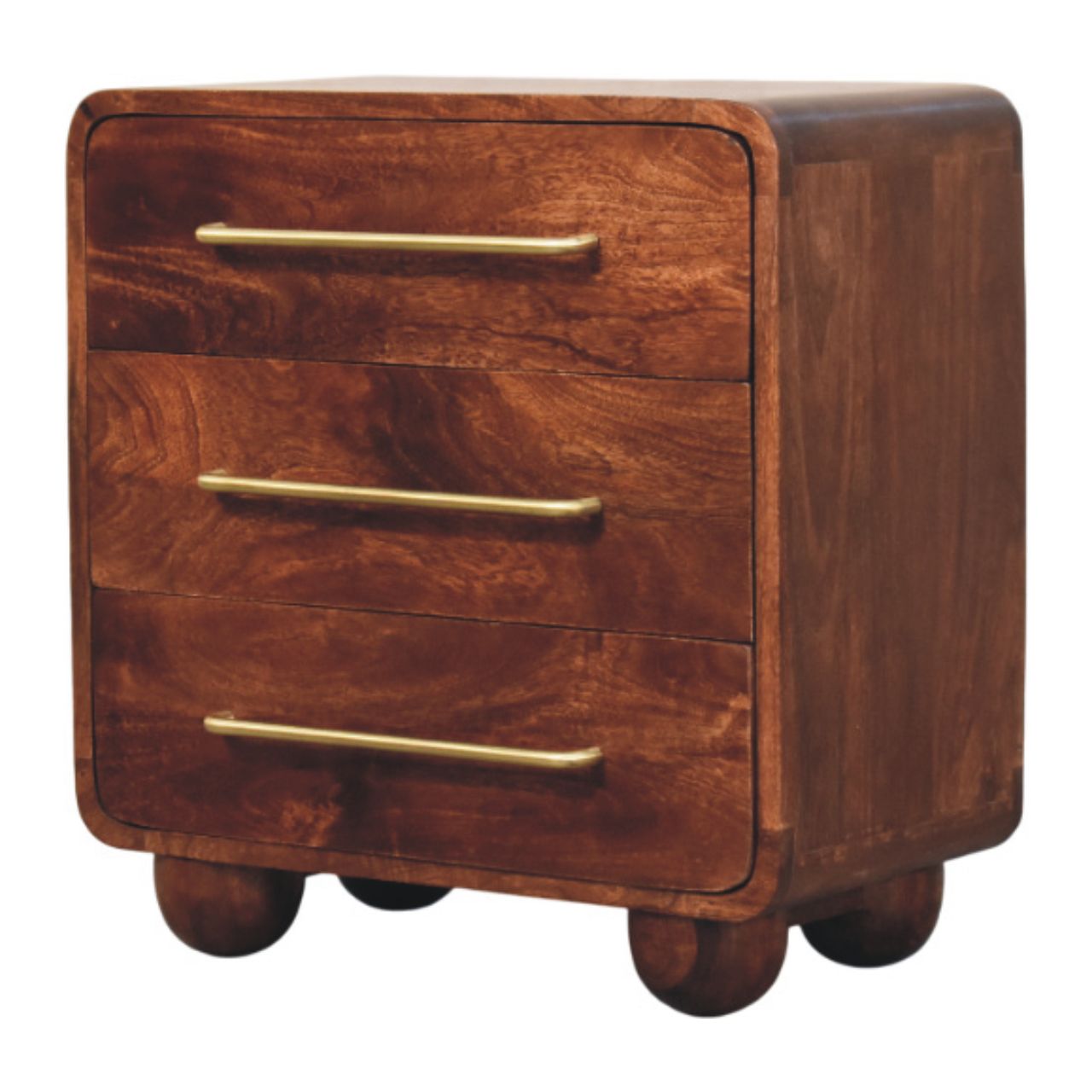 3-Drawer Rounded Chest