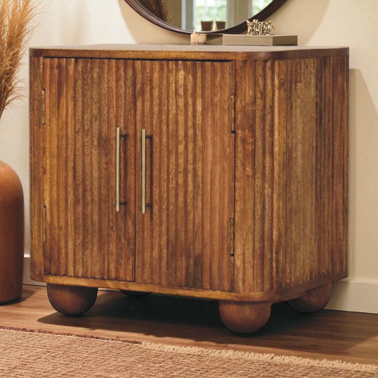 Solis Fluted Mini Sideboard
