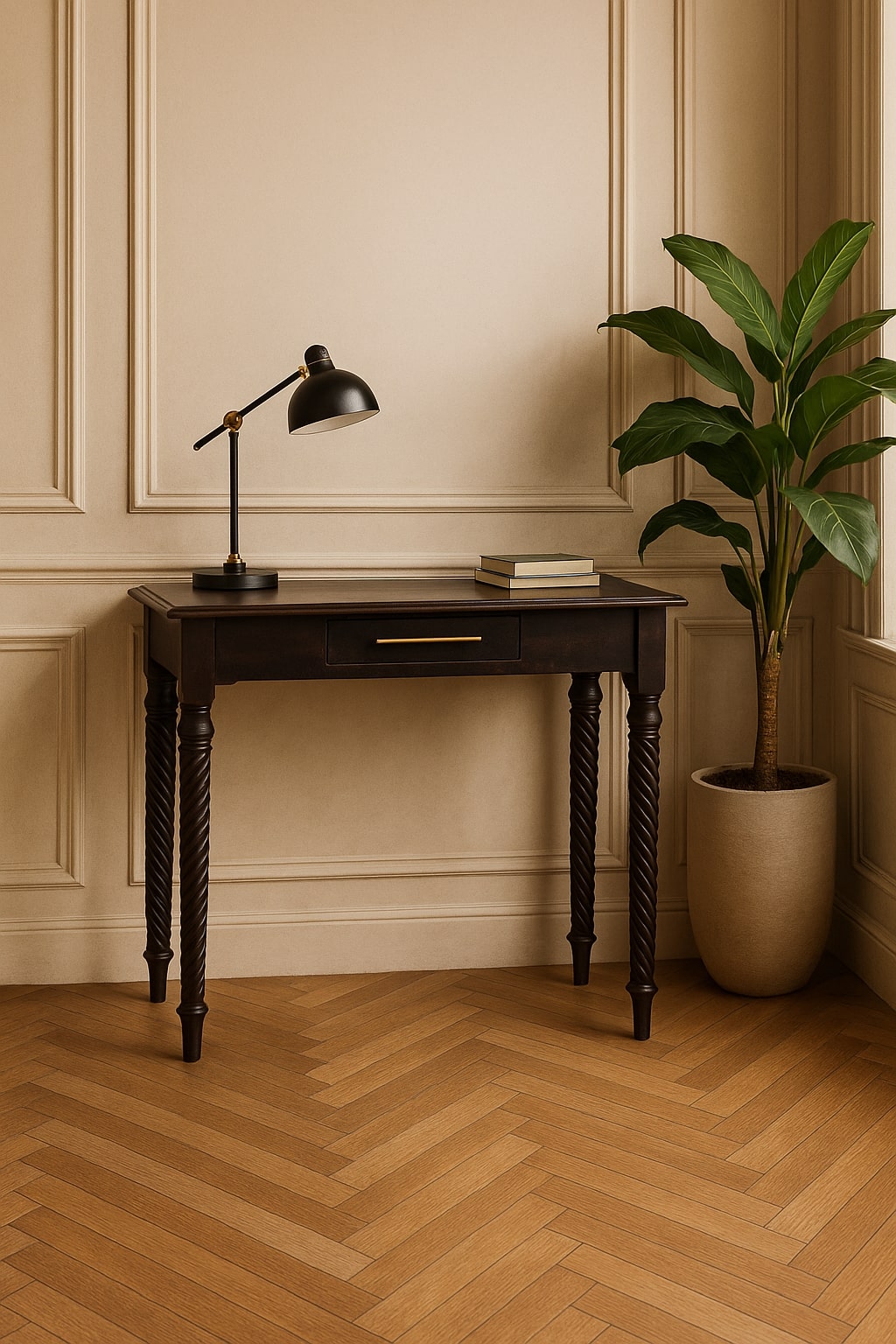 Cordelier Turned-Leg Writing Desk