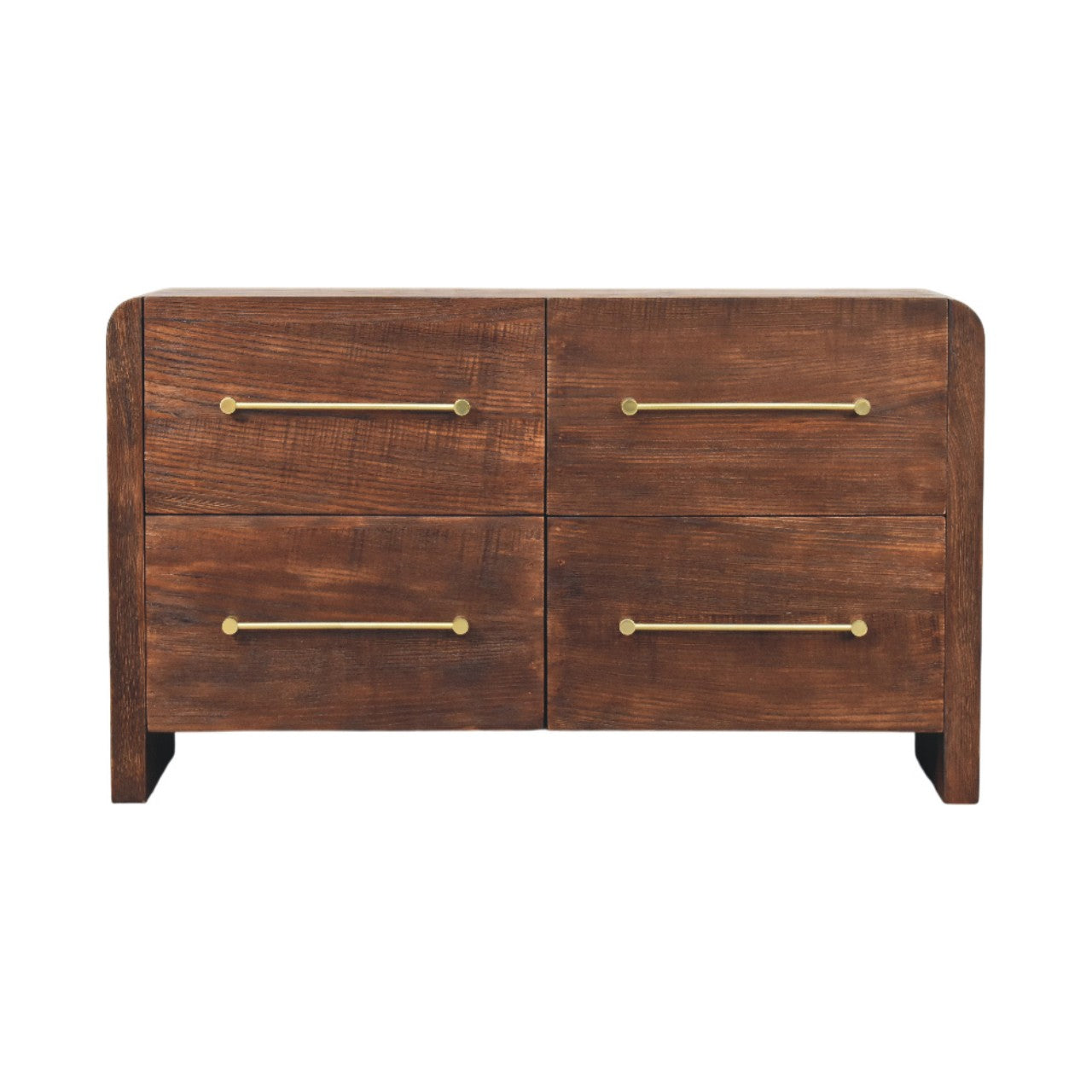 Copenhagen 4-Drawer Chest in Smoked Oak
