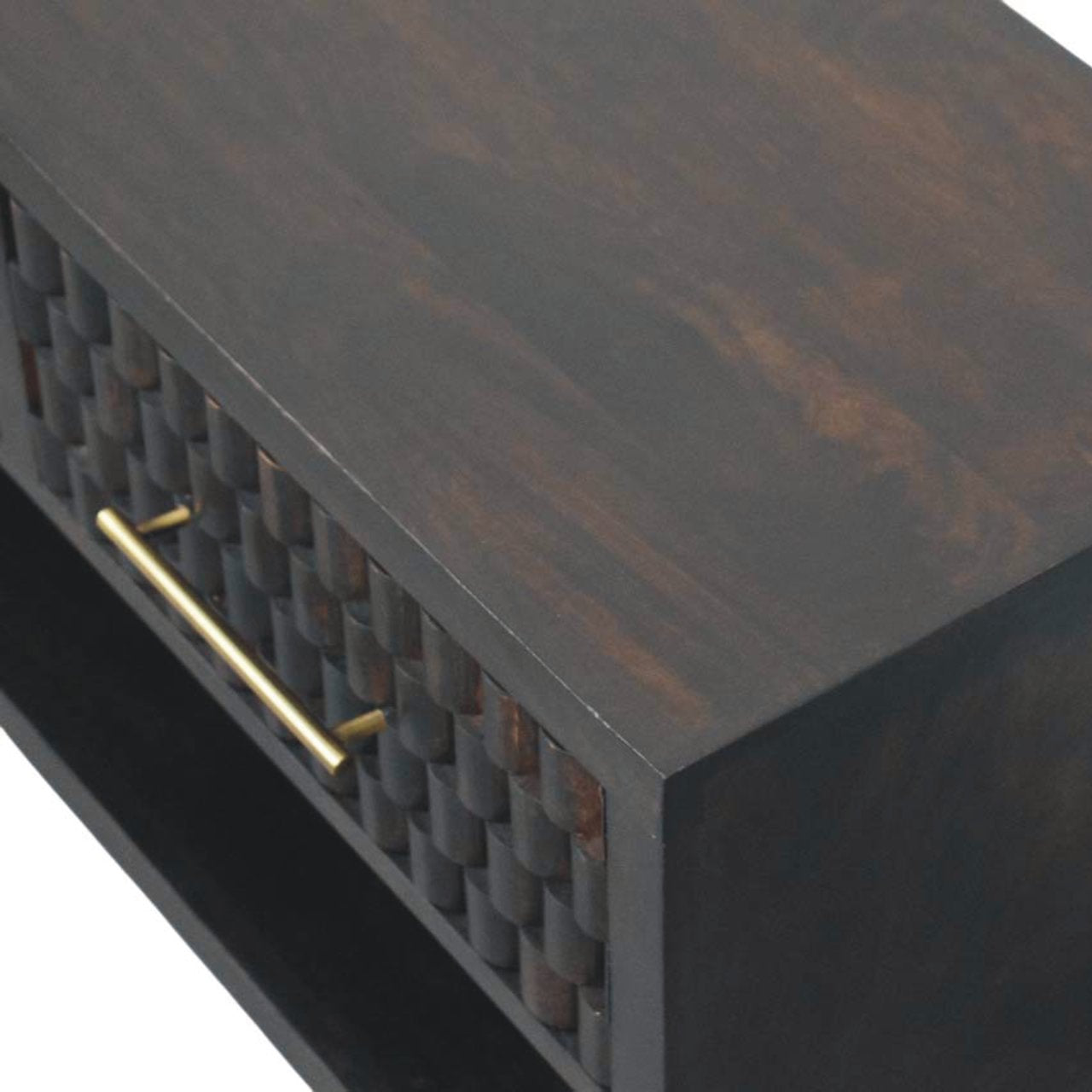 Rattan Curve Edge Nightstand