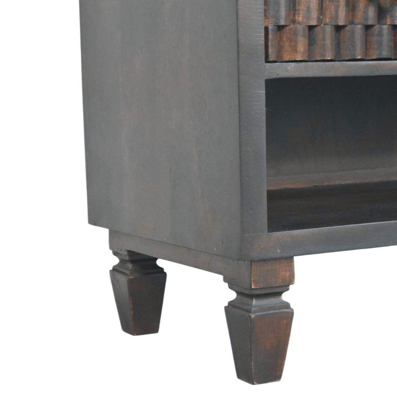 Rattan Curve Edge Nightstand