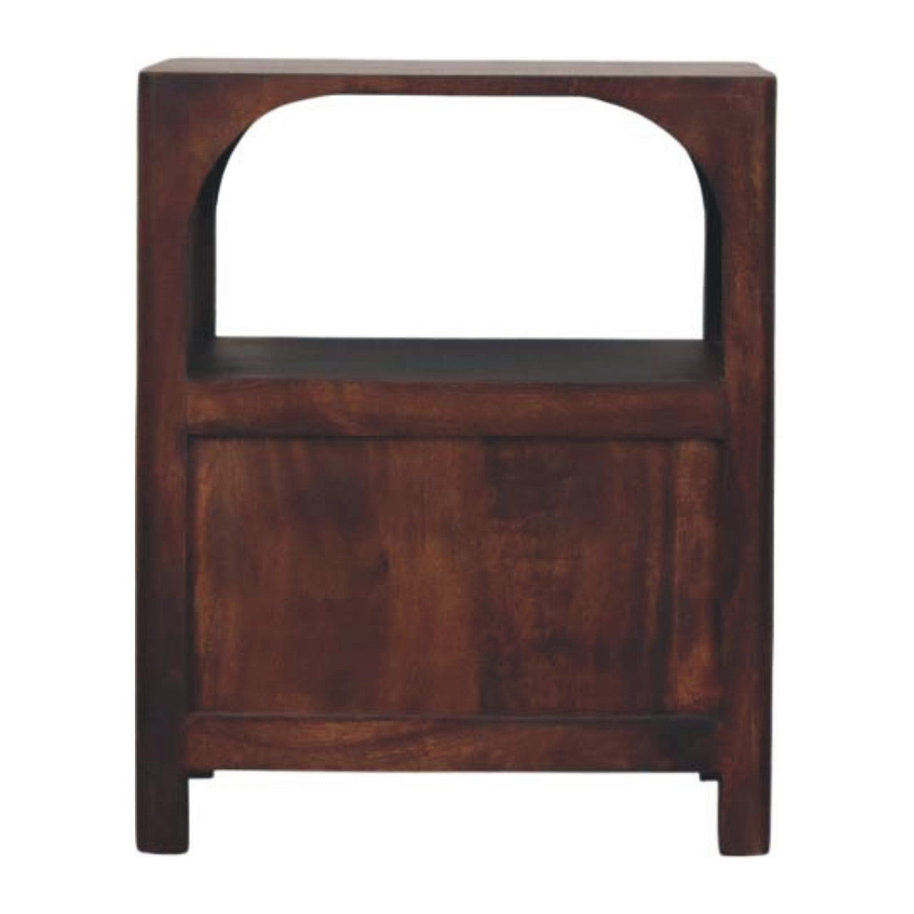 Arched Edge 1 Drawer Bedside