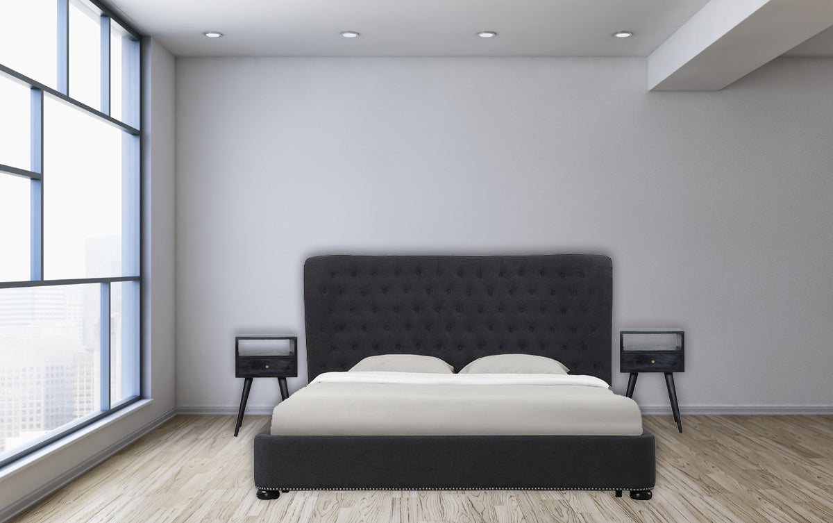 Mini Ash Black nightstand