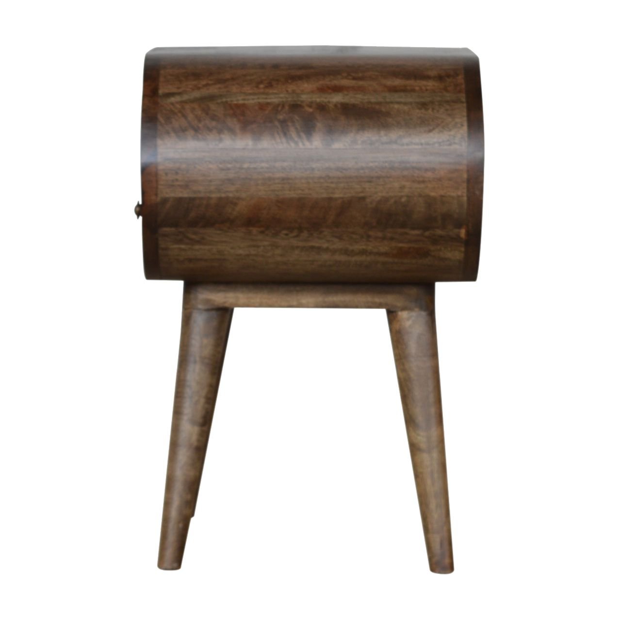 Grey Washed Circular nightstand