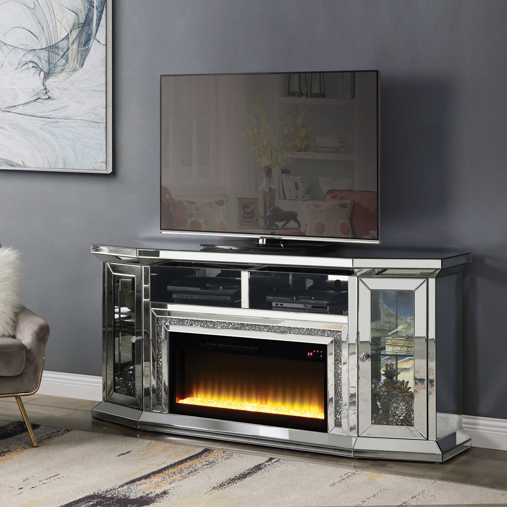 Noralie TV Stand W/Fireplace & LED