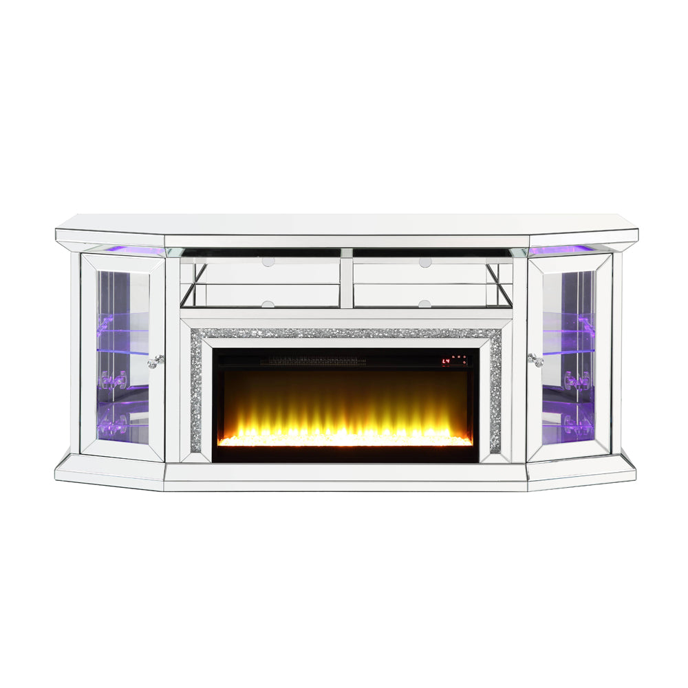 Noralie TV Stand W/Fireplace & LED