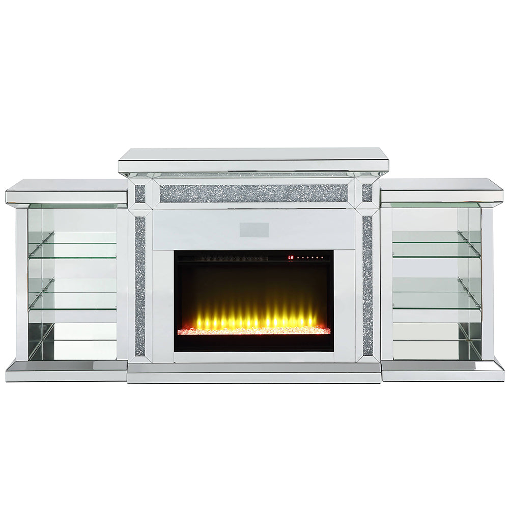 Noralie Fireplace W/LED & Bluetooth