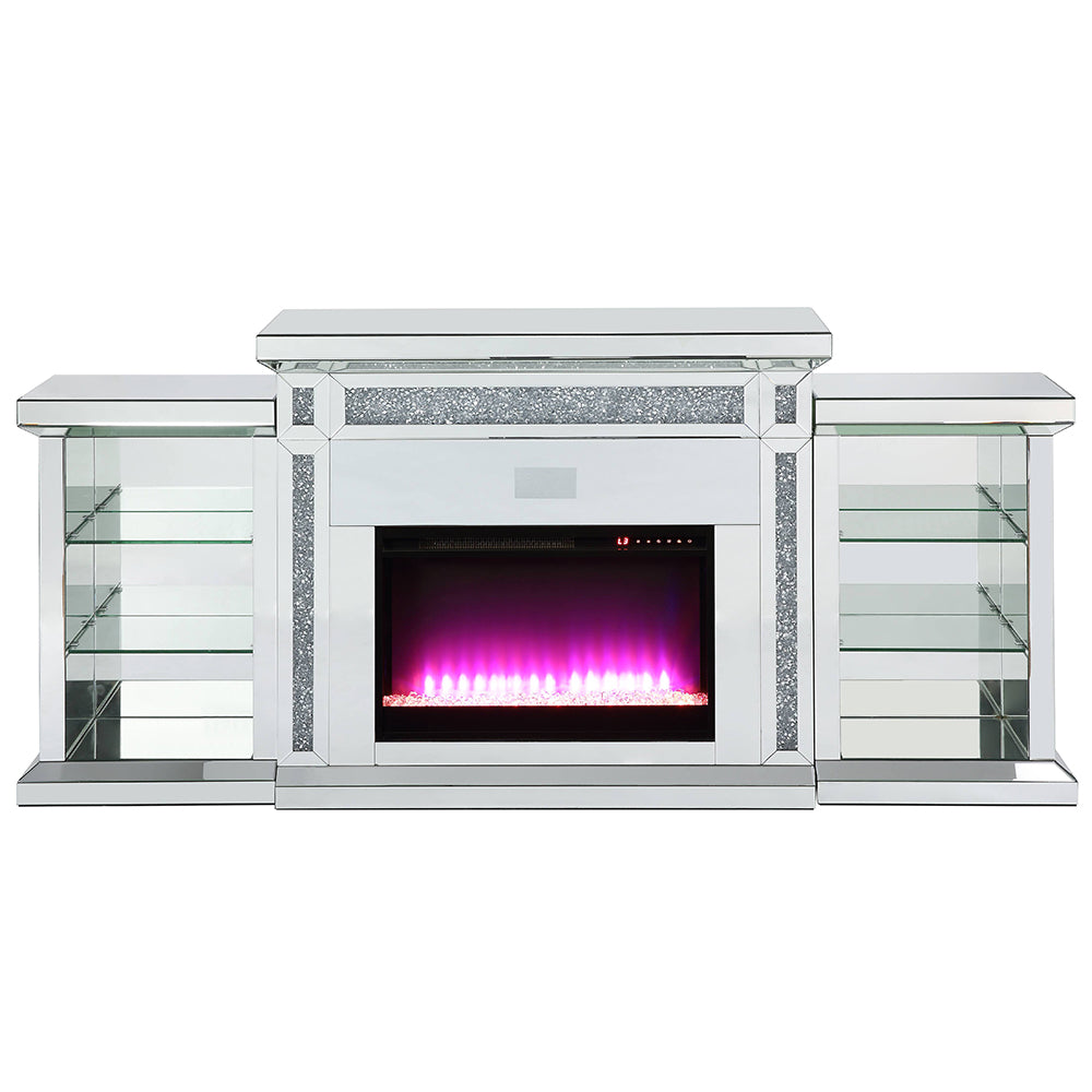 Noralie Fireplace W/LED & Bluetooth