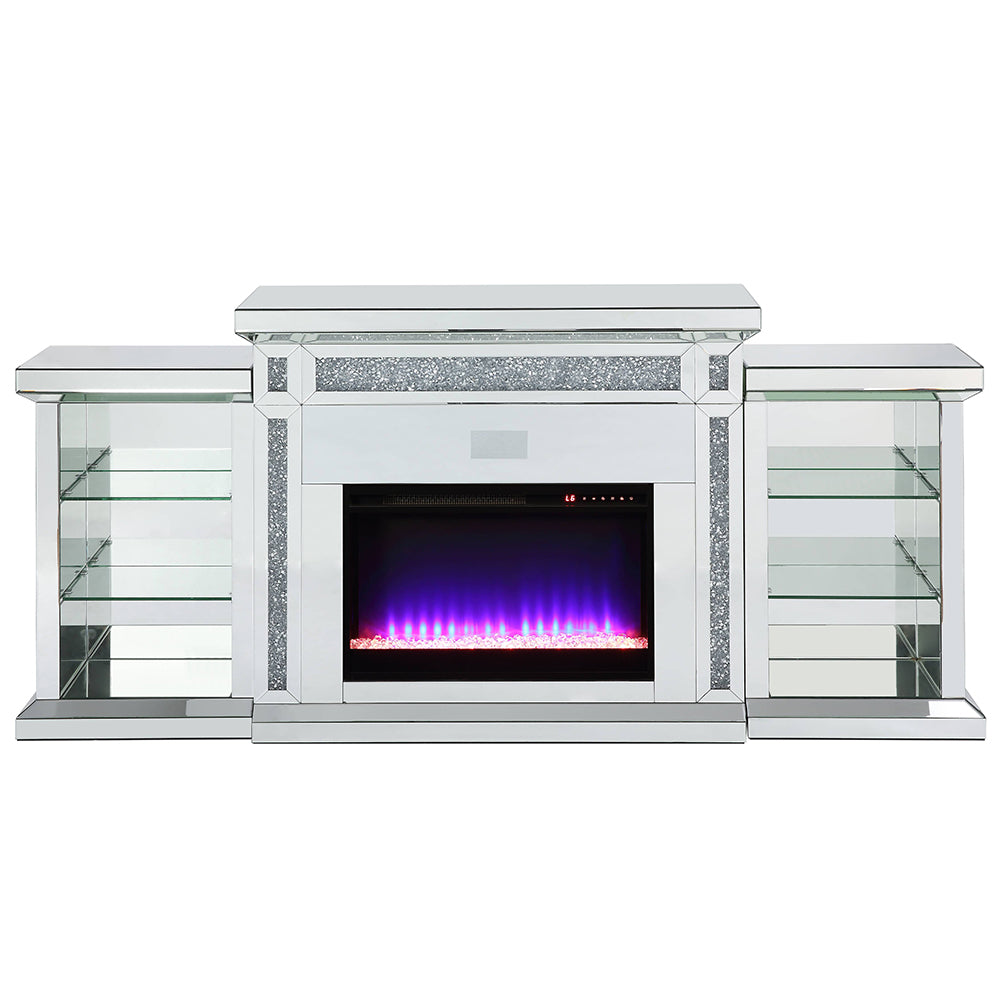 Noralie Fireplace W/LED & Bluetooth