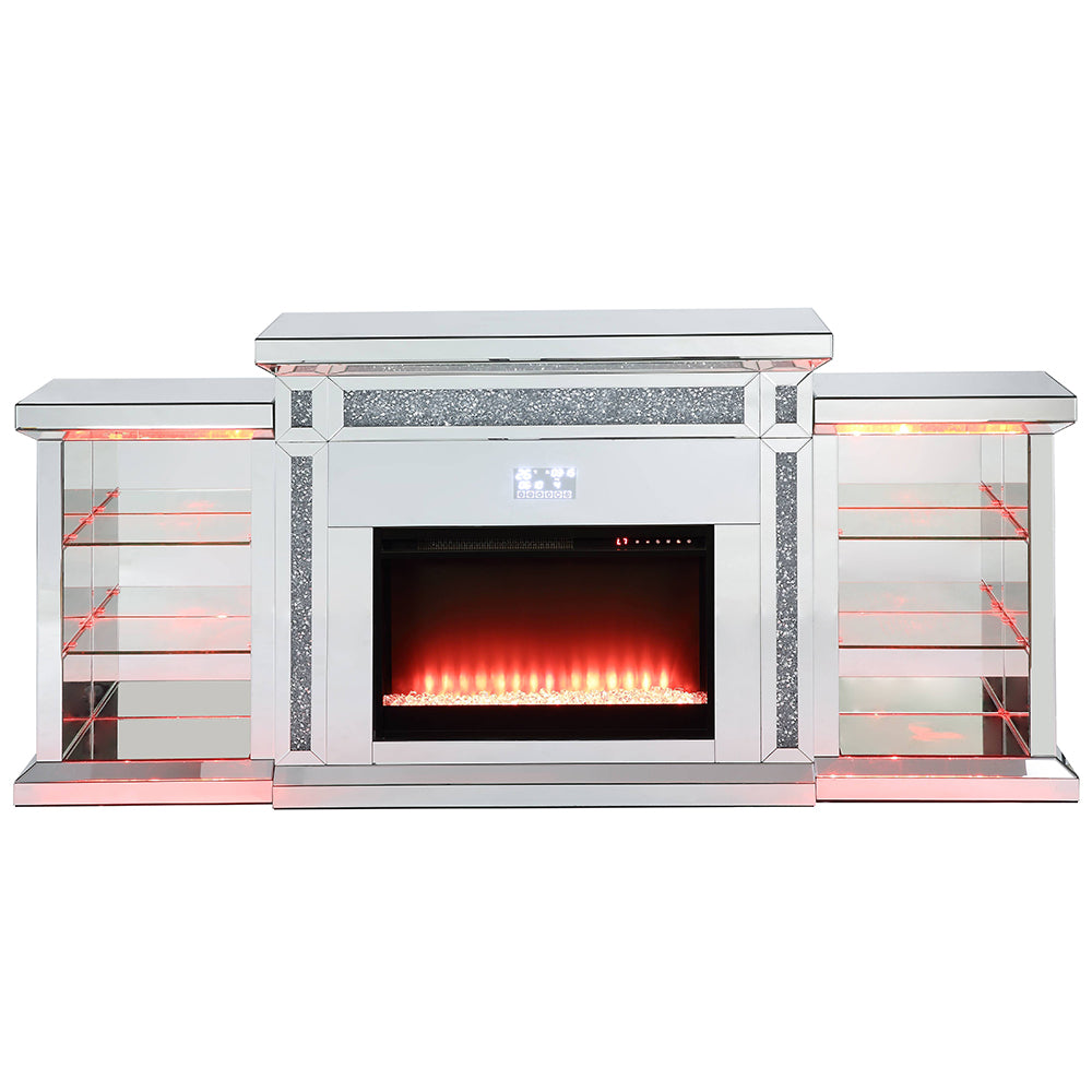 Noralie Fireplace W/LED & Bluetooth