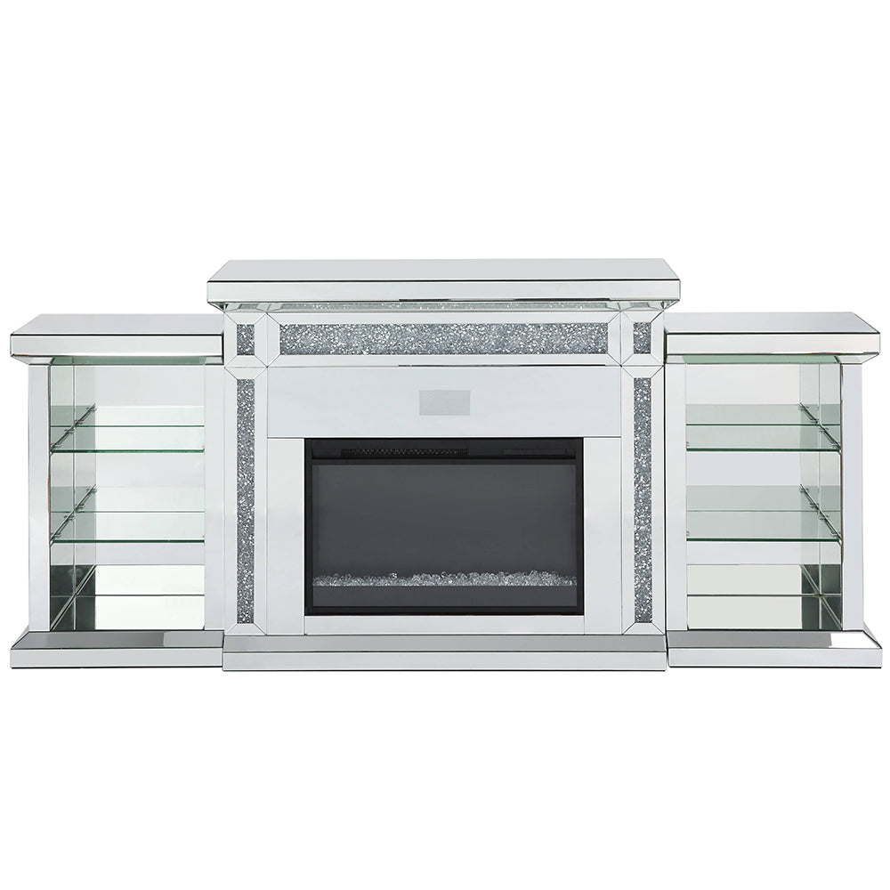 Noralie Fireplace W/LED & Bluetooth
