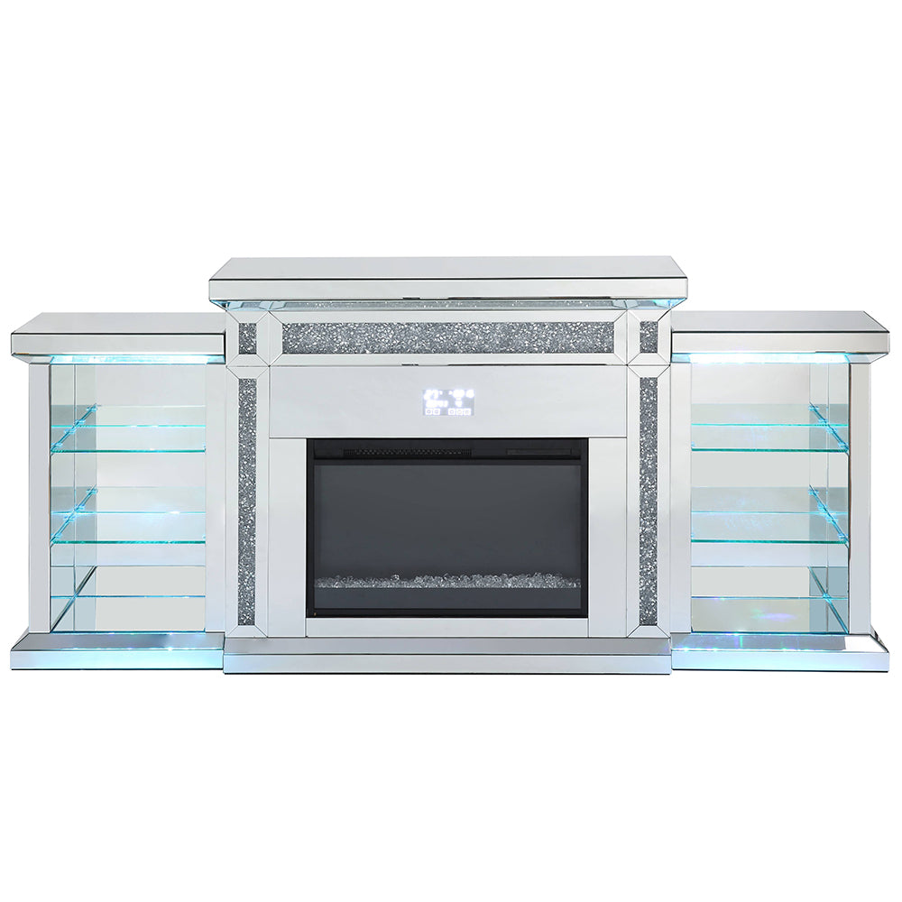 Noralie Fireplace W/LED & Bluetooth