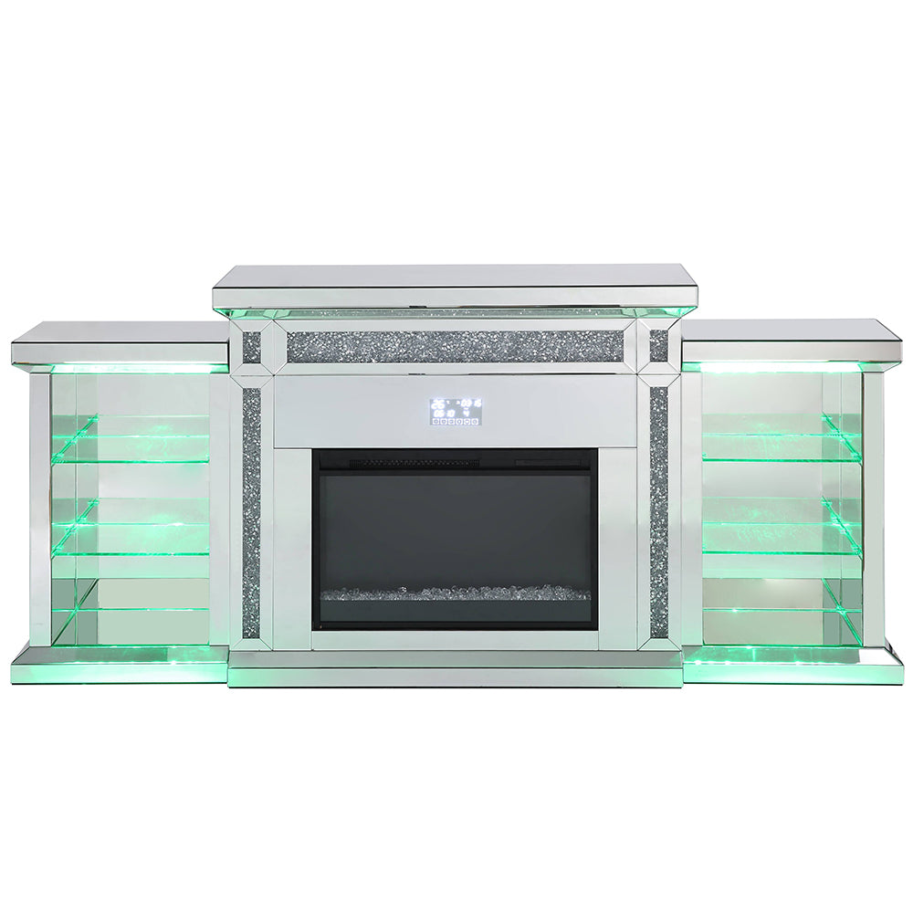 Noralie Fireplace W/LED & Bluetooth